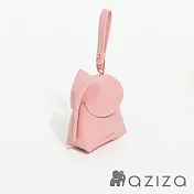 aziza 立體小象手工吊掛零錢包  甜心粉