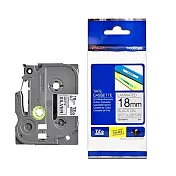 來電洽詢 兄弟牌 BROTHER 銀底黑字 18mmx8M 特殊規格標籤帶/ 包 TZe-M941