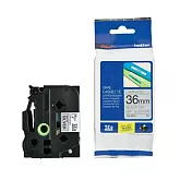 兄弟牌 BROTHER 銀底黑字 36mmx8M 特殊規格標籤帶/ 包 TZe-M961