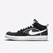 Nike SB React Leo [DX4361-001] 男 滑板鞋 運動休閒鞋 麂皮 舒適 穿搭 黑白
