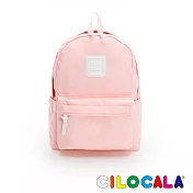 CILOCALA 亮彩尼龍防潑水後揹包-中大 花語粉