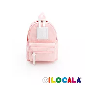 CILOCALA 亮彩尼龍防潑水後背包-迷你  花語粉