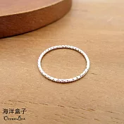 輕巧極細亮眼刻痕S925純銀戒指.單只價格.閉口圈.可單戴或疊戴 國際圍9號(內徑1.55cm)