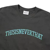Thisisneverthat Arch-Logo Tee 白 / 碳黑 / 粉 短袖 TN250TTSST07 M 碳黑