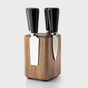 《Taylors Eye Witness》磁吸刀座+起司刀叉4件(曜石黑) | 起士叉 乳酪刀 起司刀叉組  - 曜石黑