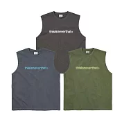 Thisisneverthat T-Logo Sleeveless 醃黃色 / 碳黑 / 深藍 無袖 TN251TTSST09 M 醃黃