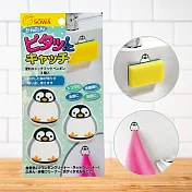 【二入組】日本創和可愛動物造型魔鬼氈掛勾3入組 企鵝