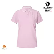 BLACKYAK 女 ICE NECK短袖POLO衫 L 粉紅