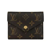 LV VICTORINE三折信封零錢袋釦式短夾_展示品