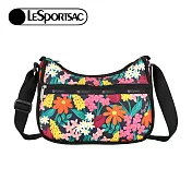 LeSportsac 2025夏季新品 Classic Hobo 經典斜背包(7520) HC86俏皮小雛菊/HC87繽紛花園 HC87繽紛花園