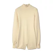 W Nike ESC Wool Bodysuit 連身衣 米色 DR5403-113 XS 米色