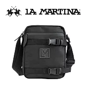 【LA MARTINA】限量2折 頂級輕量肩背包側背包 LMBO01845T 全新專櫃展示品(黑色)