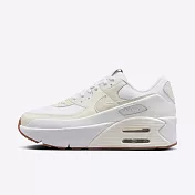 Nike Air Max 90 Lv8 [FD4328-111] 女 運動休閒鞋 復古 雙層氣墊 緩震 厚底 白 米黃