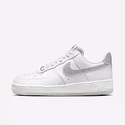 Nike Wmns Air Force 1 07 LX [HQ3461-191] 女 休閒鞋 運動 經典 細閃晶鑽 白銀