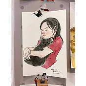 【玲廊滿藝】桂桑比illustration-桂桑比似顏繪-活動限定(雙人現場版)18x13cm