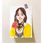 【玲廊滿藝】桂桑比illustration-桂桑比似顏繪-活動限定(雙人預約版)18x13cm