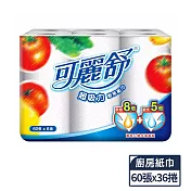 【可麗舒】廚房紙巾60抽x6卷x6捲