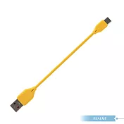 Realme 真我原廠 USB-A to Type C 超短版充電線15cm/黃色 for 行動電源 (密封裝) 黃色