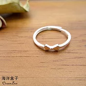 細版甜美蝴蝶結S925純銀戒指.可調整戒圍