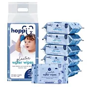 hoppi 法國阿爾卑斯山冰川水濕紙巾20抽－30入組