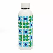 英國 Rex London 不鏽鋼兩用保溫/保冷水瓶_ 藍綠雛菊(500ml)