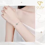 【CF鑽飾】手鍊《繁星點點》莫桑鑽 1克拉純銀手鏈  拉環式