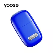 【 yoose 有色】MINI NOSE TRIMMER 全合金隨身電動鼻毛修剪器 藍色