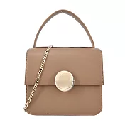 Chloe Penelope新款牛皮小號手提兩用包- 米色