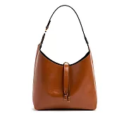 Chloe Marcie 亮面小牛皮Hobo流浪包 棕色