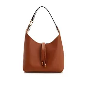 Chloe Marcie 粒紋小牛皮Hobo 流浪包- 棕色