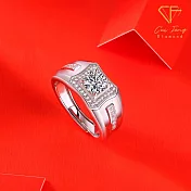 【CF鑽飾】男戒《尊爵》莫桑鑽 1克拉 鑽戒 戒指