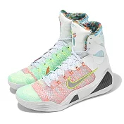 Nike 籃球鞋 Kobe IX Elite High Protro 男鞋 白 橘 綠 高筒 復刻 針織鞋面 FZ7335-101