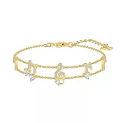 SWAROVSKI 音符鑲鑽手環-金