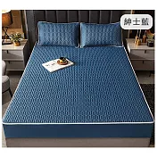 Dr.dream床包式乳膠涼蓆(泰國製、床包、乳膠涼床墊、涼墊、涼感墊)  標準單人-神秘藍