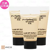 M.A.C 超持妝濾鏡粉底液 SPF25 PA++(#NC15)(5ml)*3(公司貨)