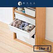 【LIKE-IT】可堆疊寬型整理收納盒(低款) JTR-02 | 鈴木太太公司貨