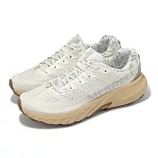Merrell 越野跑鞋 Agility Peak 5 男鞋 白 卡其 抓地 橡膠大底 回彈 運動鞋 ML068345 27cm CHALK
