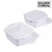 【Souper Cubes】陶瓷烤盅2入組 白色