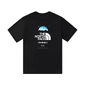The North Face U RLX FUTURE MOON S/S 男女短袖上衣-NF0A8D83JK3 L 黑色