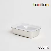 韓國Toelton不銹鋼長方形保鮮盒600ml
