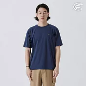 ADISI 男彈性乾爽快排上衣 AL2511062 深藍 (S-3XL) S 深藍