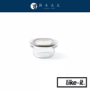 【LIKE-IT】耐冷熱清透密封萬用保鮮盒 200ml 共2色- 透白 | 鈴木太太公司貨