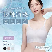 日本LECIEN-Refresh Cooler 胡桃米色 背心內衣 猛暑對策 涼感速乾 清爽隔熱 M 胡桃米色