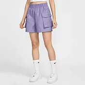NIKE AS W NSW ESSNTL WVN HR 5” CRGO 女休閒短褲-HM6983527 L 紫色