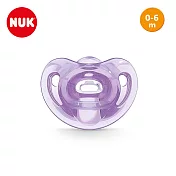 德國【NUK】SENSITIVE全矽膠安撫奶嘴1號0-6M 紫