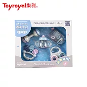 日本《樂雅 Toyroyal》北歐風可消毒搖鈴禮盒(5入組)