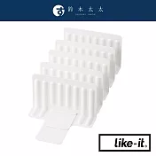 【LIKE-IT】冷凍庫專用分層隔板 (一組5入) 白色 | 鈴木太太公司貨