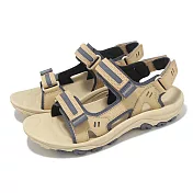 Merrell 戶外涼鞋 Huntington Sport Convert 女鞋 卡其 灰 魔鬼氈 緩衝 ML038488