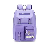 【Kidslife童趣嚴選】防水多口袋小學生書包(三款可選)- 紫