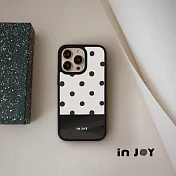 INJOY mall for iPhone 17/16/15/14/13/12/SE3 系列 法式點點 磨砂手感 防摔手機殼 A款 iPhone 15ProMax(6.7)